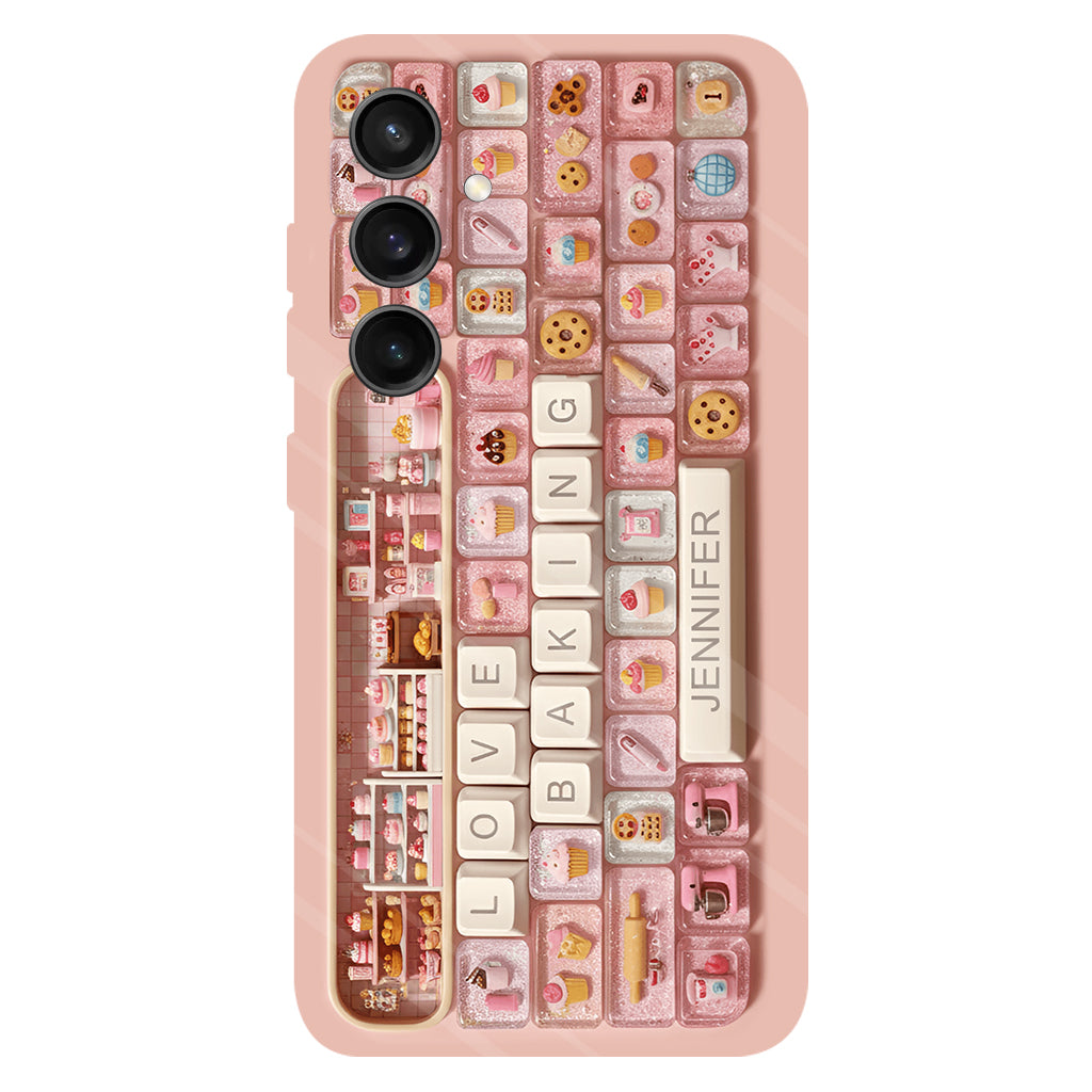 Coque de téléphone personnalisée « Passion Pâtisserie » avec motif intégral