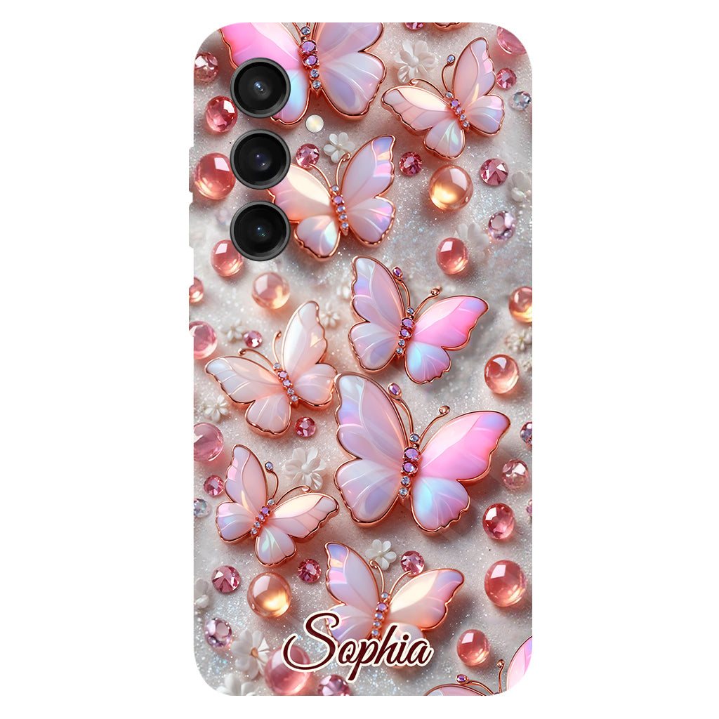 Stunning Butterflies - Personalized Butterfly Full Print Phone Case