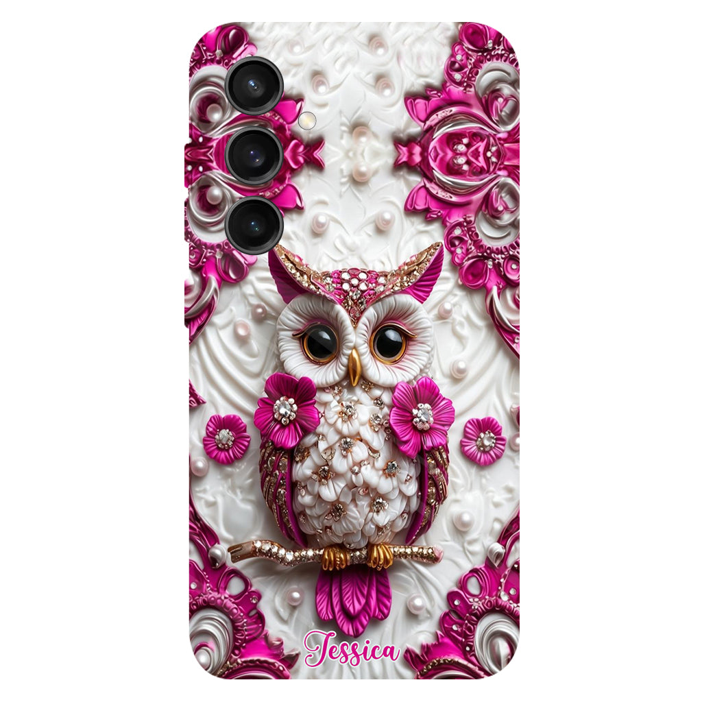 Magic Owl - Personalized Owl Full Print Phone Case