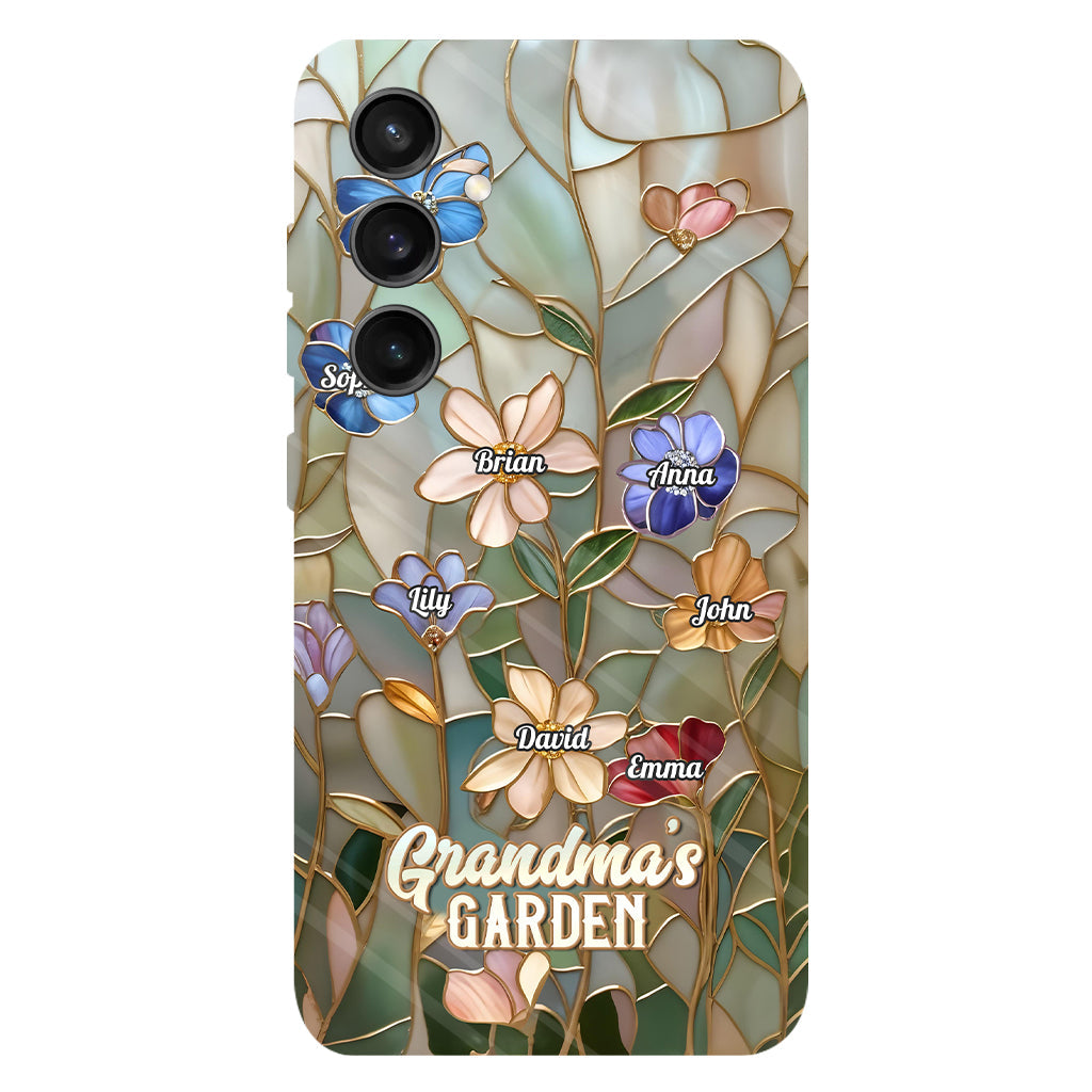 Coque de téléphone personnalisée « Le jardin de grand-mère » avec impression intégrale