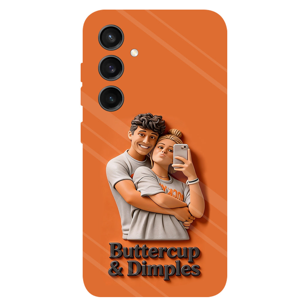 Coque de téléphone personnalisée avec photo pour couple - Cadeau idéal pour la Saint-Valentin