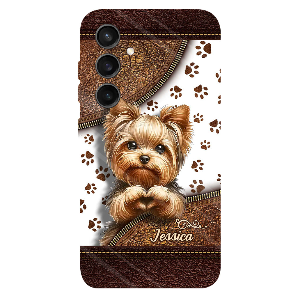 Cute Yorkshire Terrier - Personalized Dog Full Print Phone Case