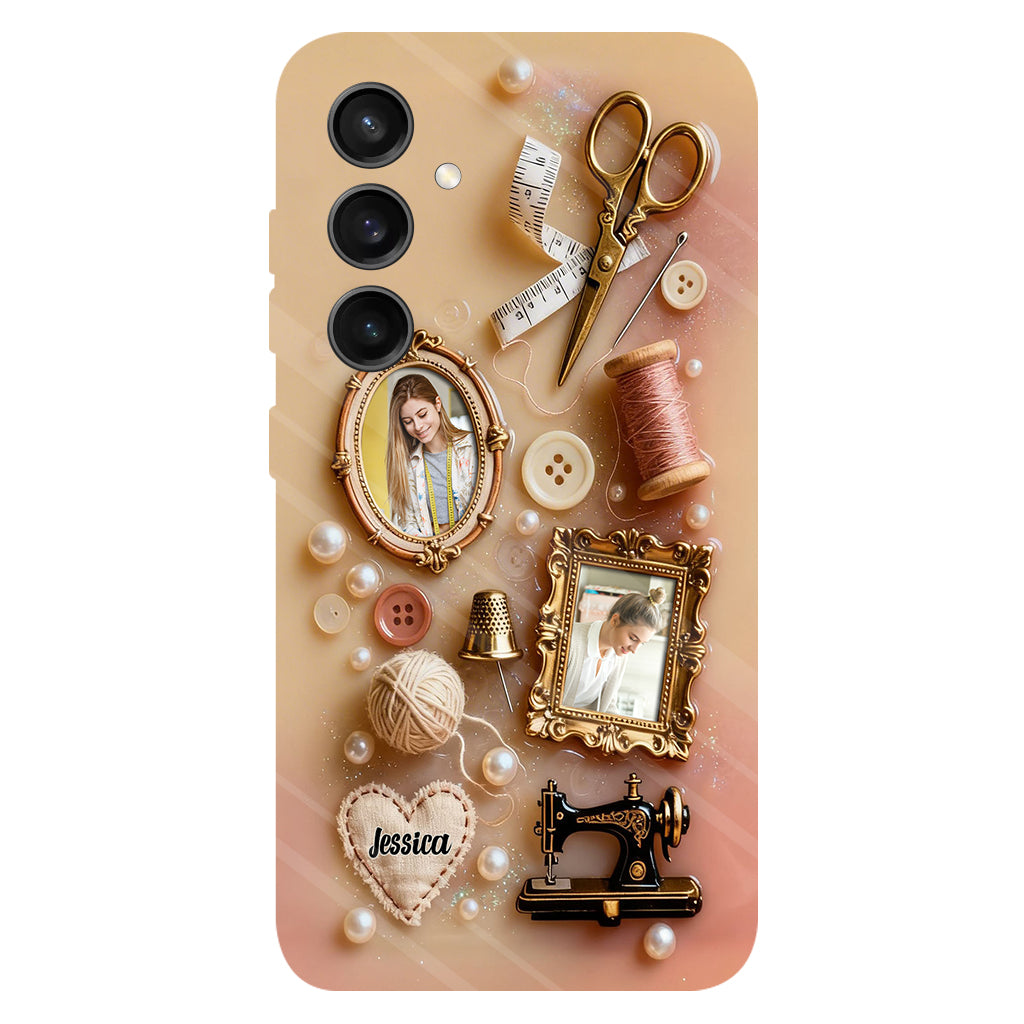 Coque de téléphone personnalisée « Couture » ​​avec imprimé intégral