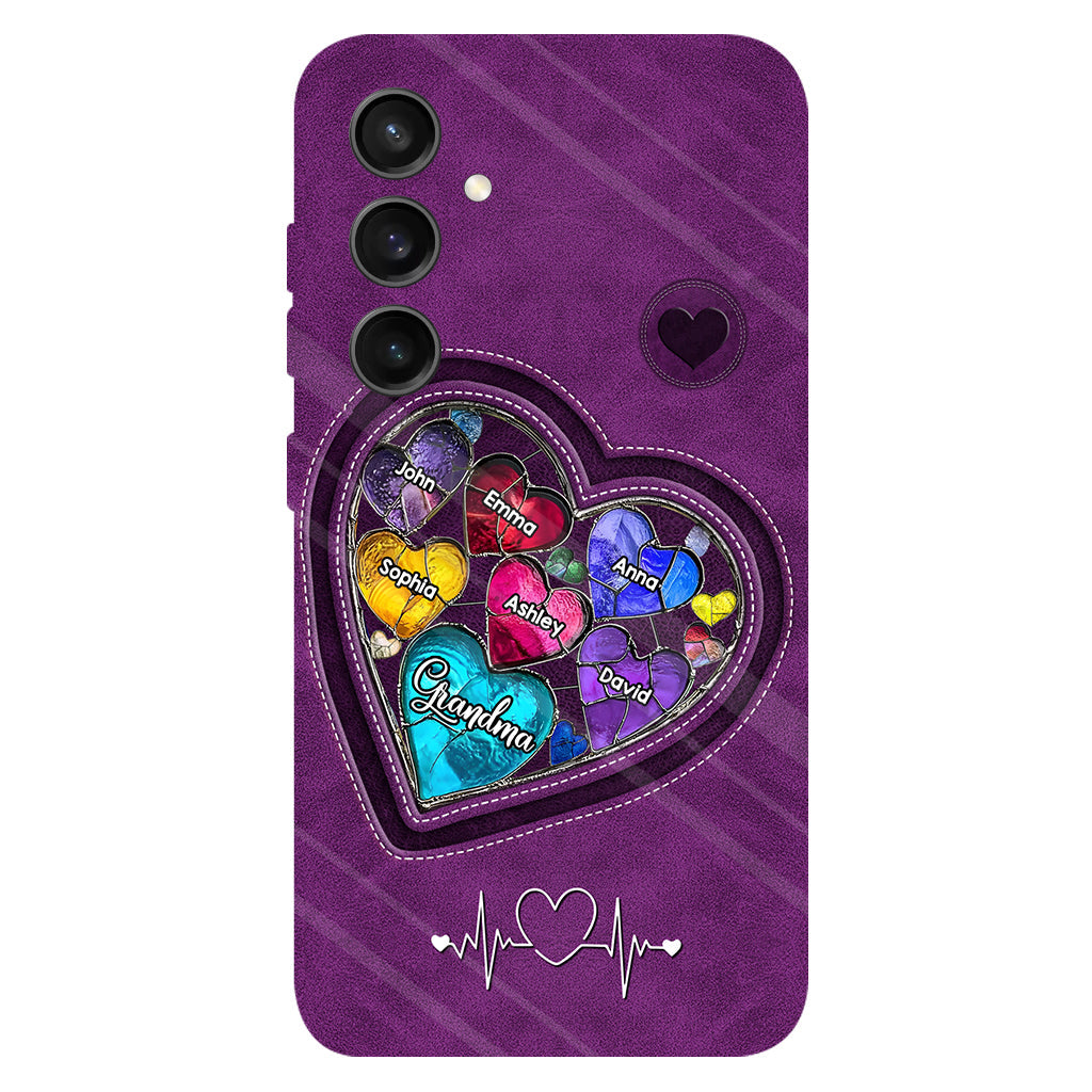 Les chéries de la maman de grand-mère - Coque de téléphone personnalisée avec impression intégrale « Grand-mère »