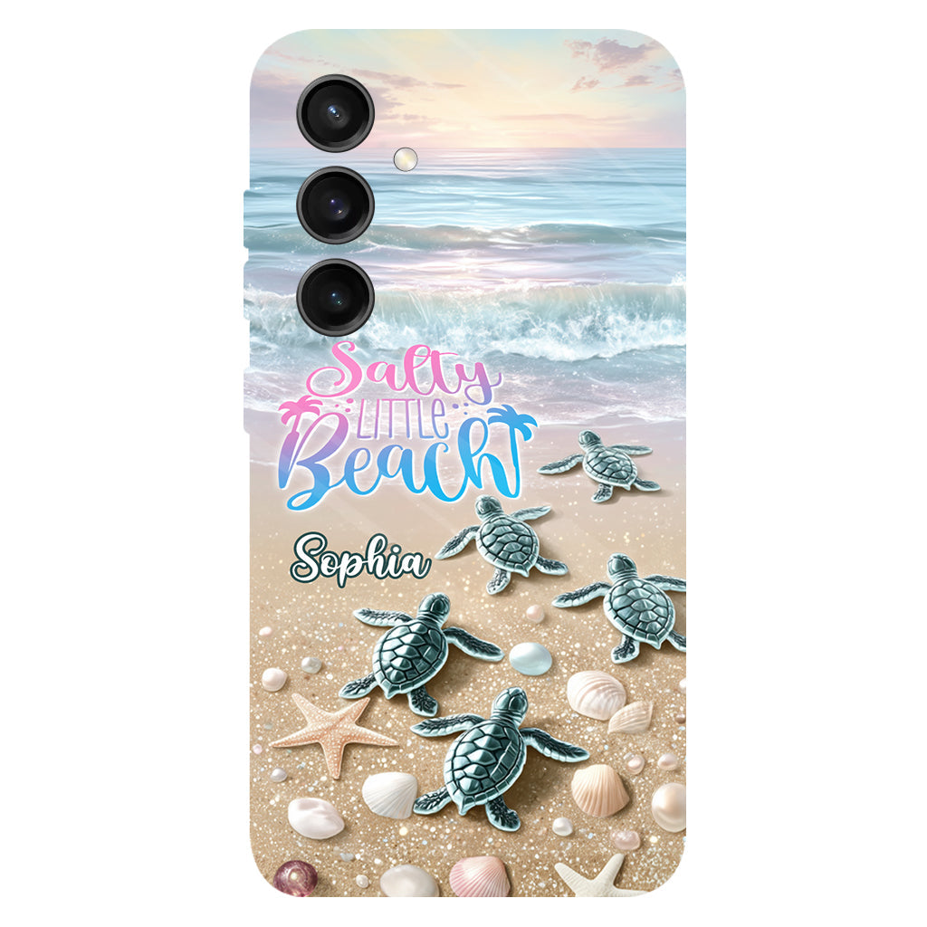 Salty Lil Beach - Coque de téléphone personnalisée pour amoureux de la mer avec impression intégrale