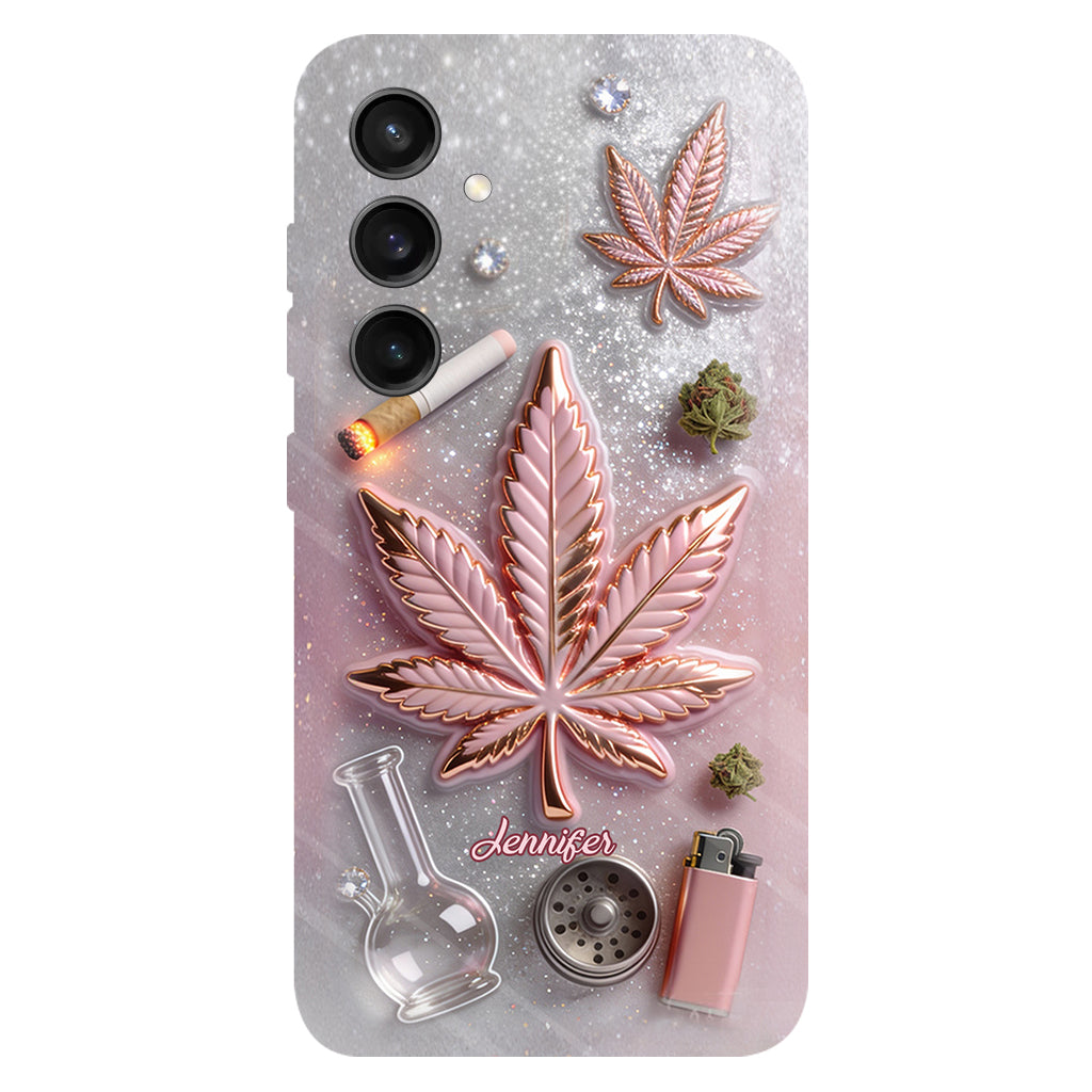 Coque de téléphone Magic Leaf - Motif cannabis personnalisé