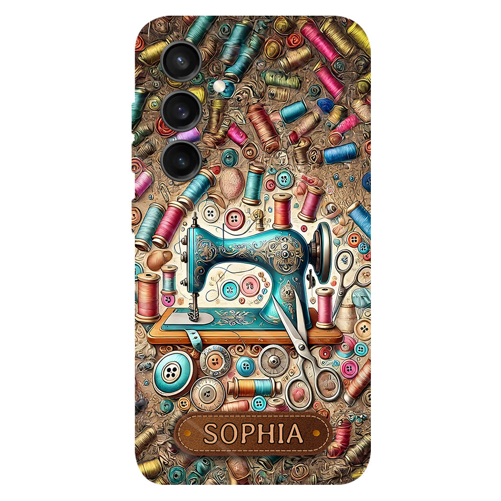 Coque de téléphone personnalisée « Couture » ​​avec imprimé intégral