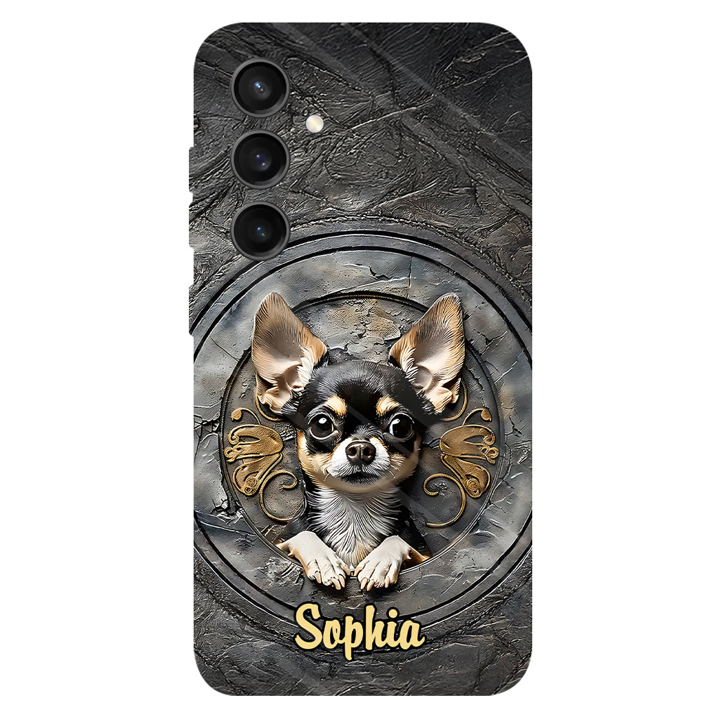 Adorable Chihuahua - Coque de téléphone personnalisée avec imprimé intégral