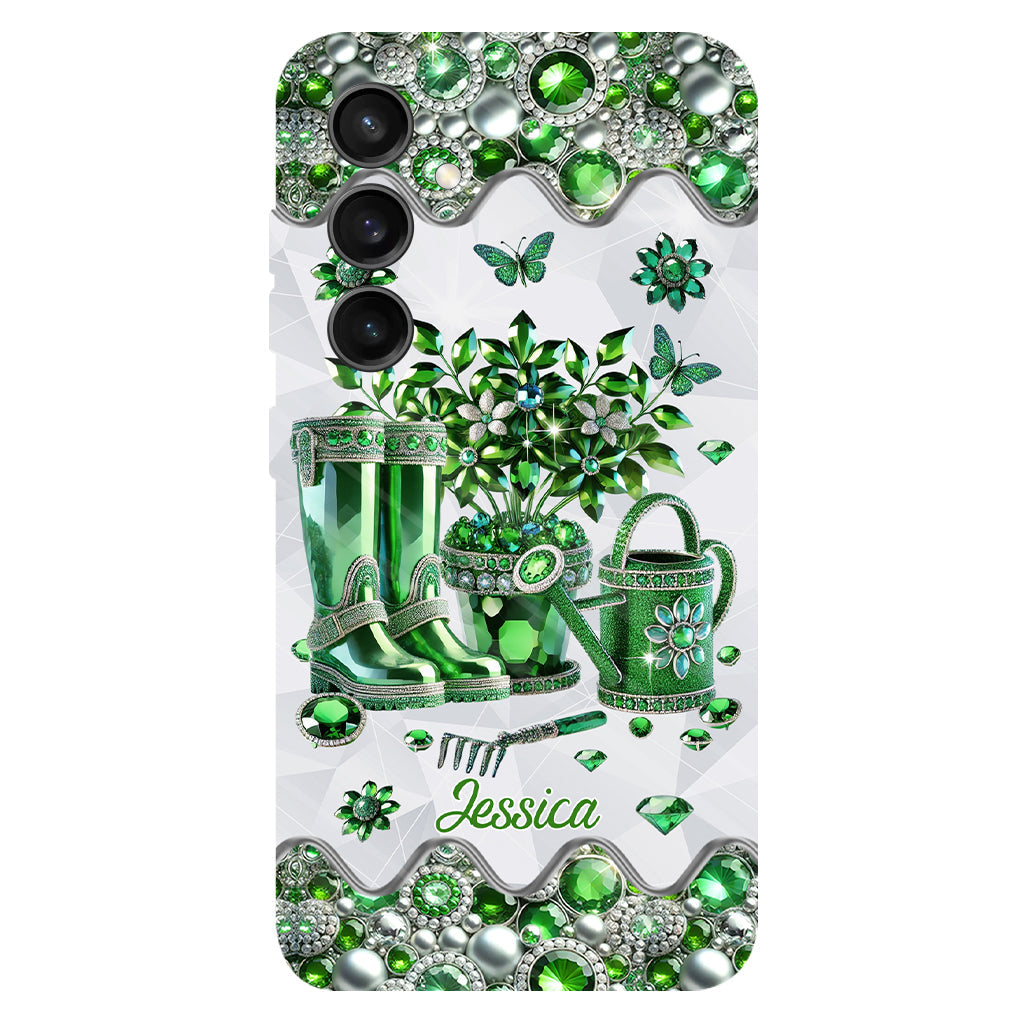 Just A Girl Who Loves Gardening - Personalized Gardening Full Print Phone Case