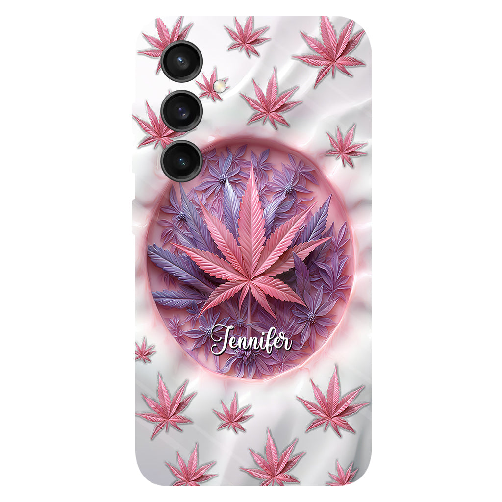 High Life - Personalized Weed Full Print Phone Case