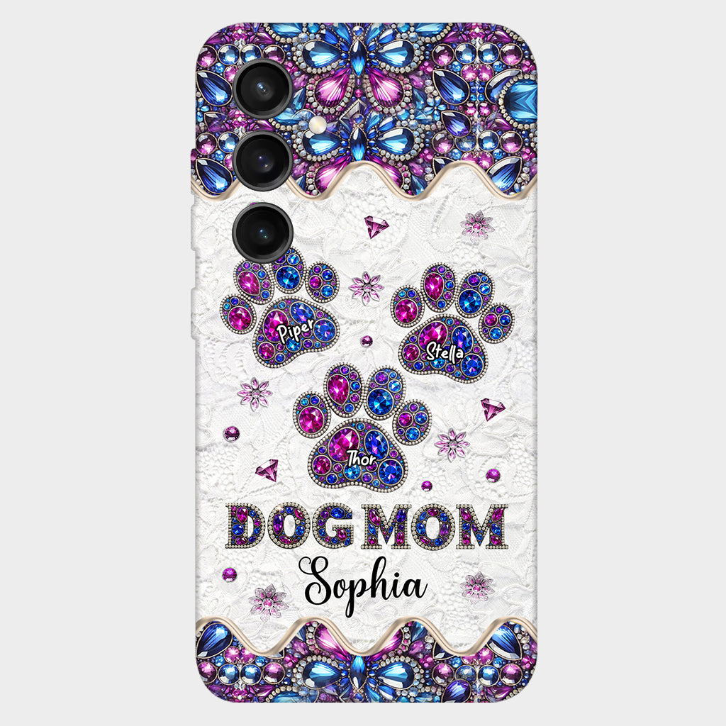 Maman de chien - Coque de téléphone personnalisée avec motif chien intégral