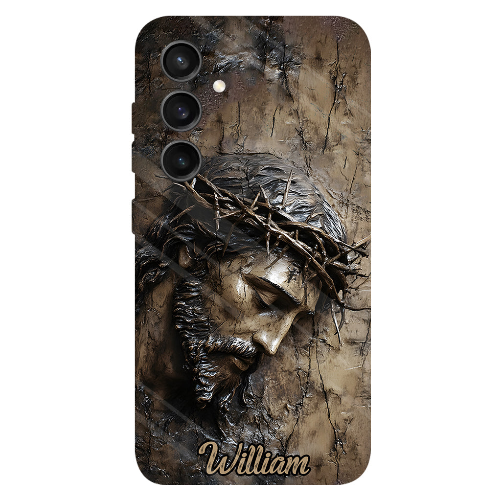 Foi, Espérance, Amour - Coque de téléphone personnalisée avec imprimé chrétien intégral