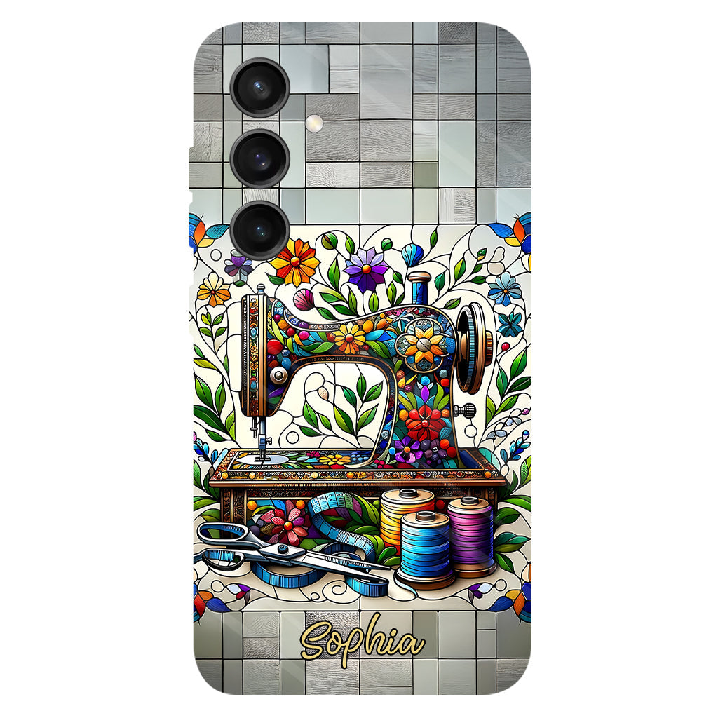 Coque de téléphone personnalisée « Couture » ​​avec imprimé intégral