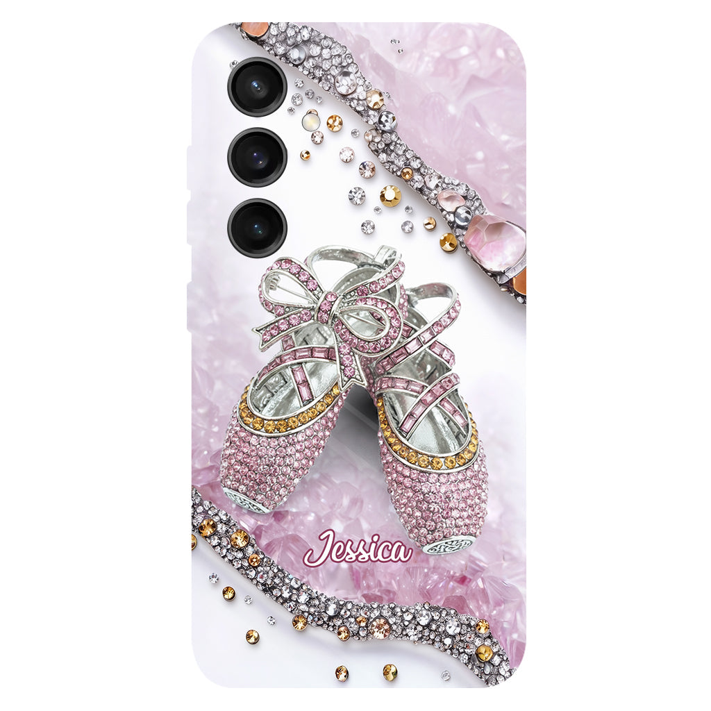 Chaussures de ballet mignonnes - Coque de téléphone personnalisée avec imprimé intégral de ballerine