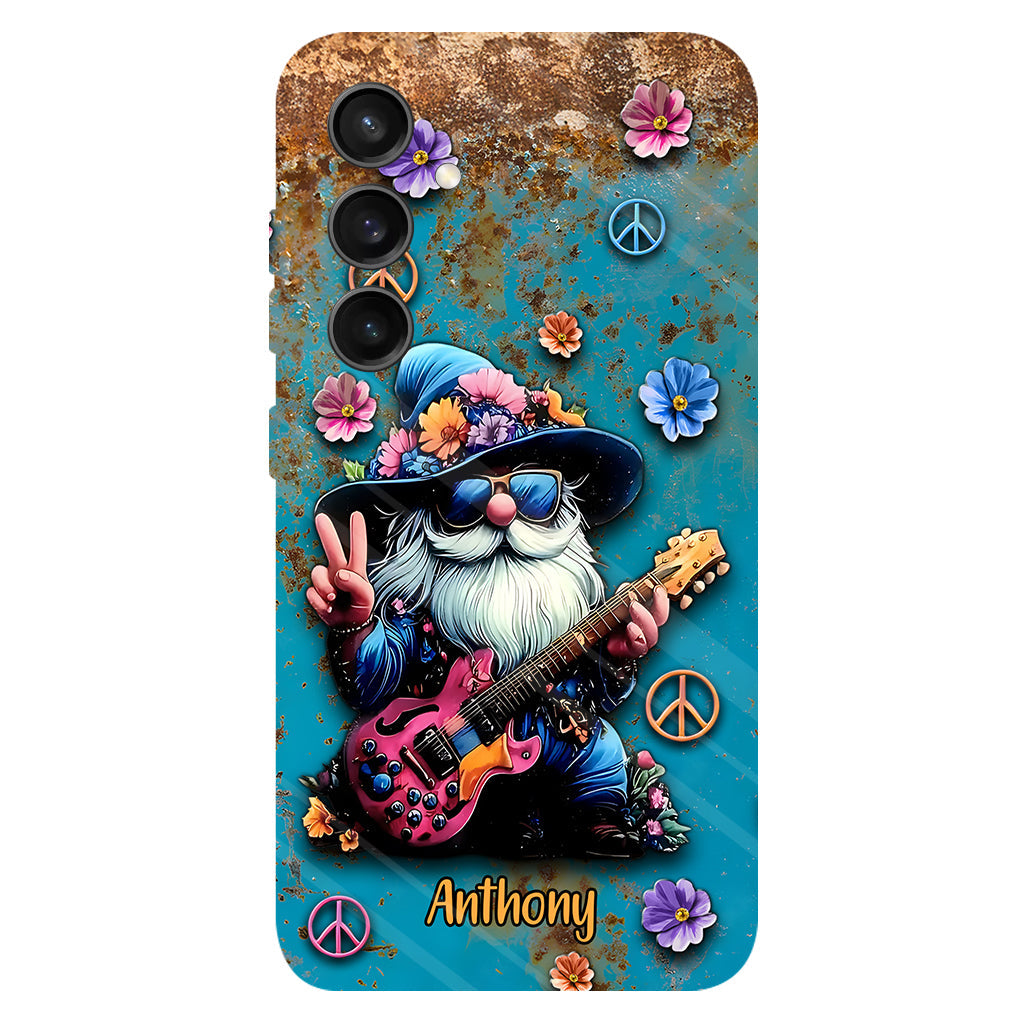 Coque de téléphone personnalisée Hippie Gnome - Motif hippie intégral