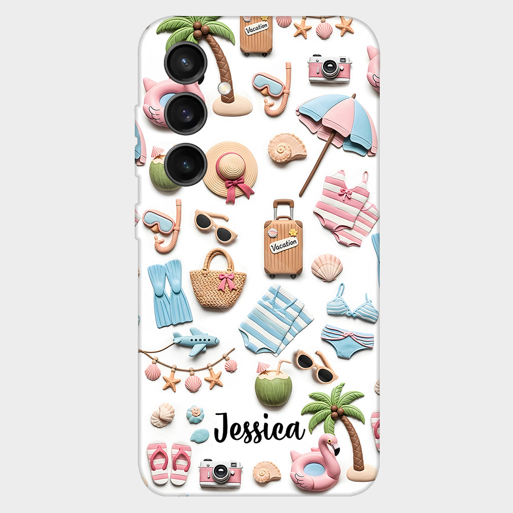 Beach Lovin' Girl - Personalized Sea Lover Full Print Phone Case