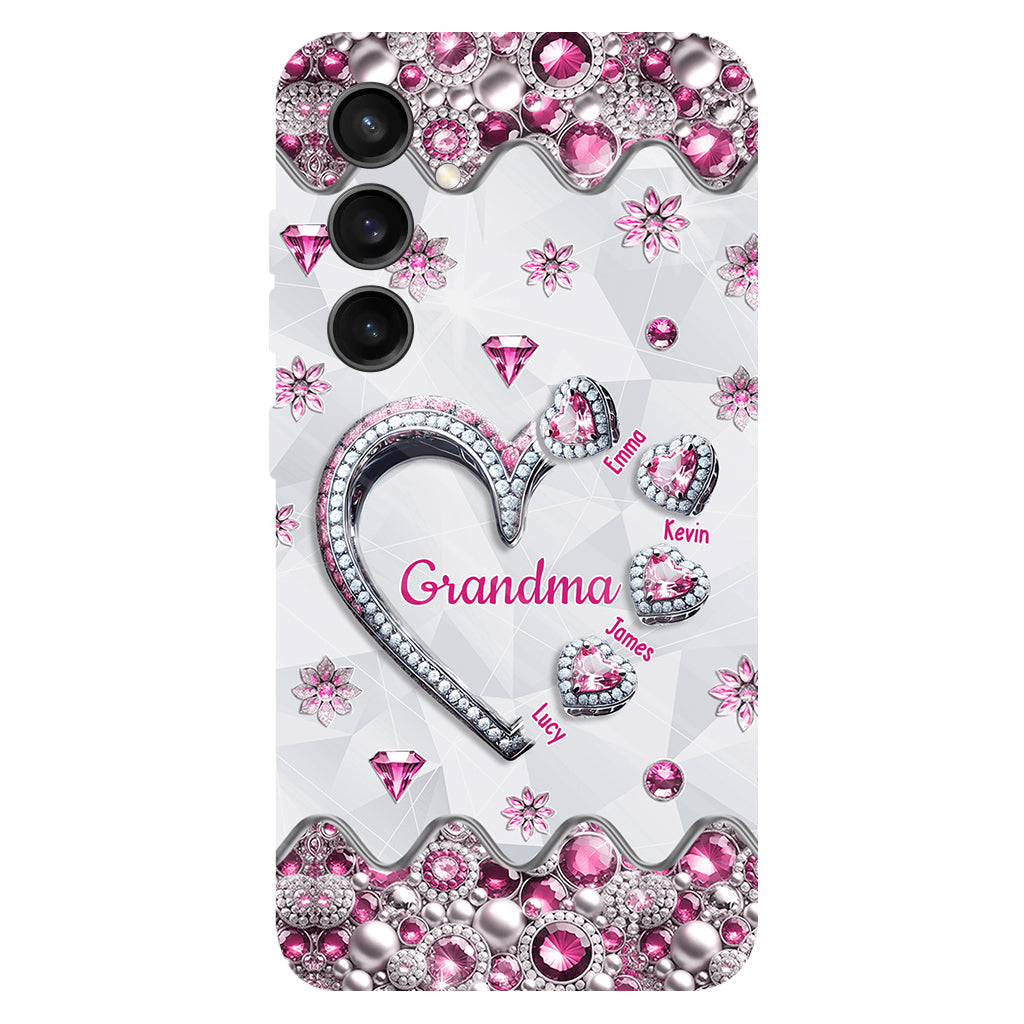 Cadeau pour grand-mère, maman… - Coque de téléphone personnalisée avec impression intégrale « Grand-mère »