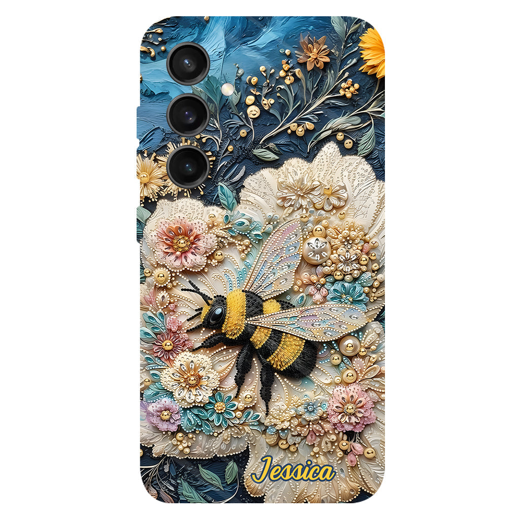 Soyez gentils - Coque de téléphone personnalisée avec motif abeille