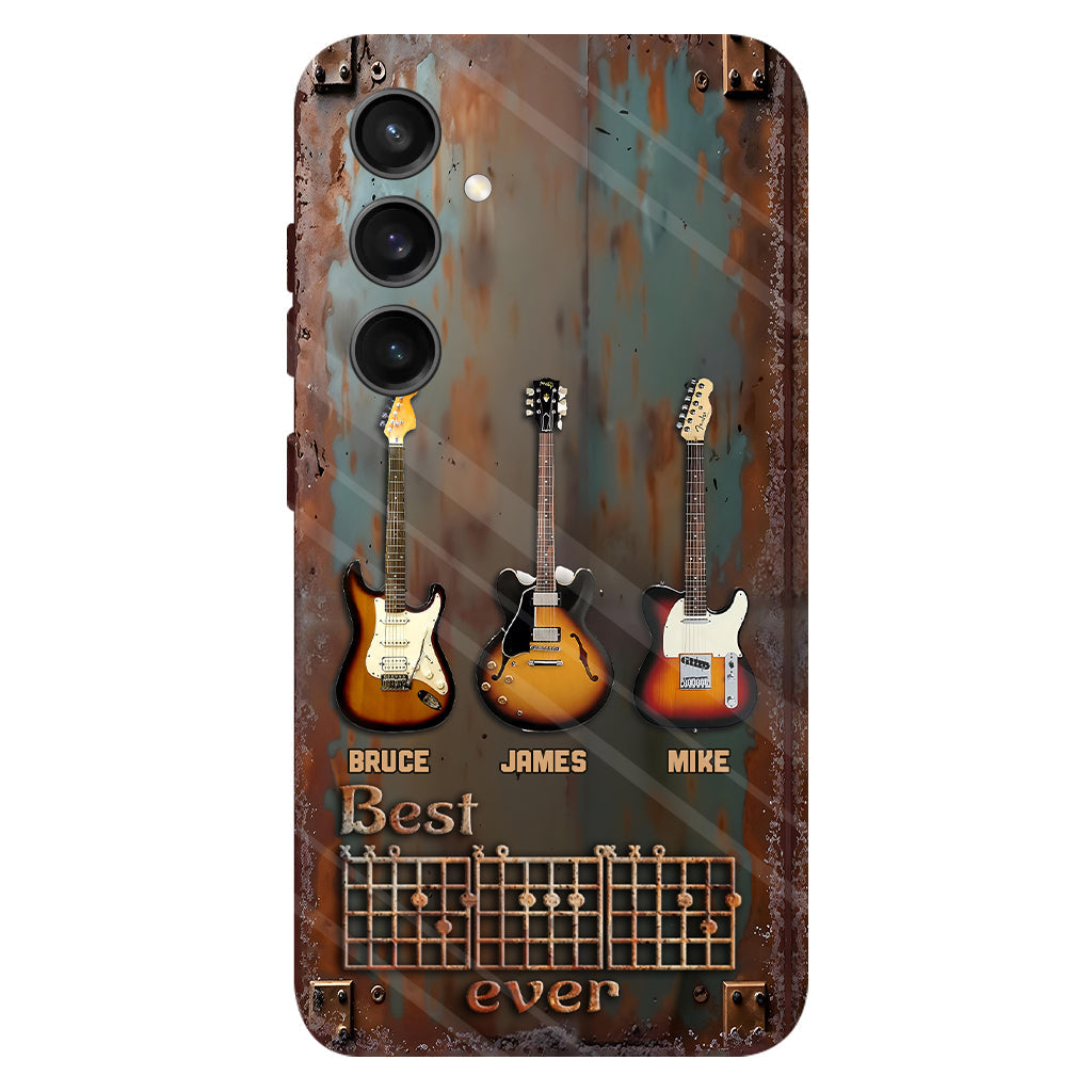 Best Guitar Dad Ever - Personalized Guitar Full Print Phone Case