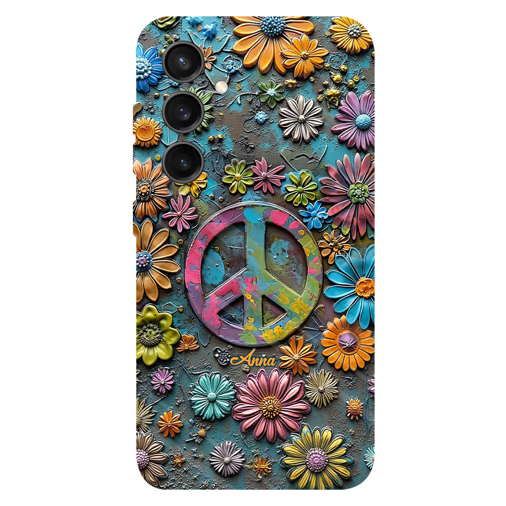 Coque de téléphone personnalisée Hippie Soul - Motif hippie intégral