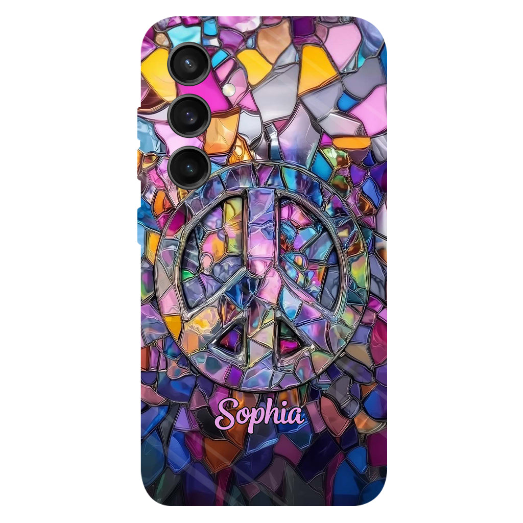 Coque de téléphone personnalisée Hippie Soul - Motif hippie intégral