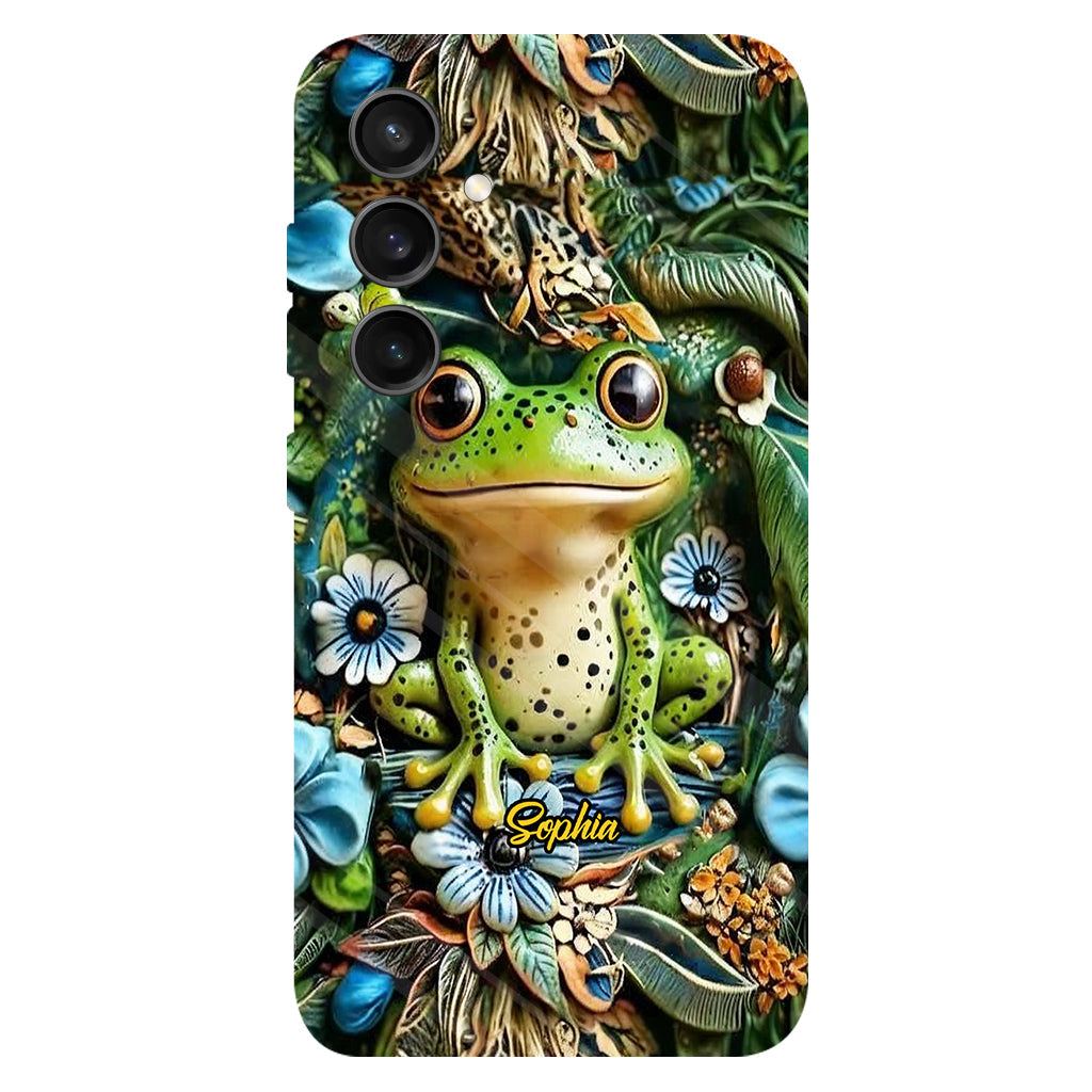 Coque de téléphone personnalisée « Grenouilles » - Motif grenouille intégral