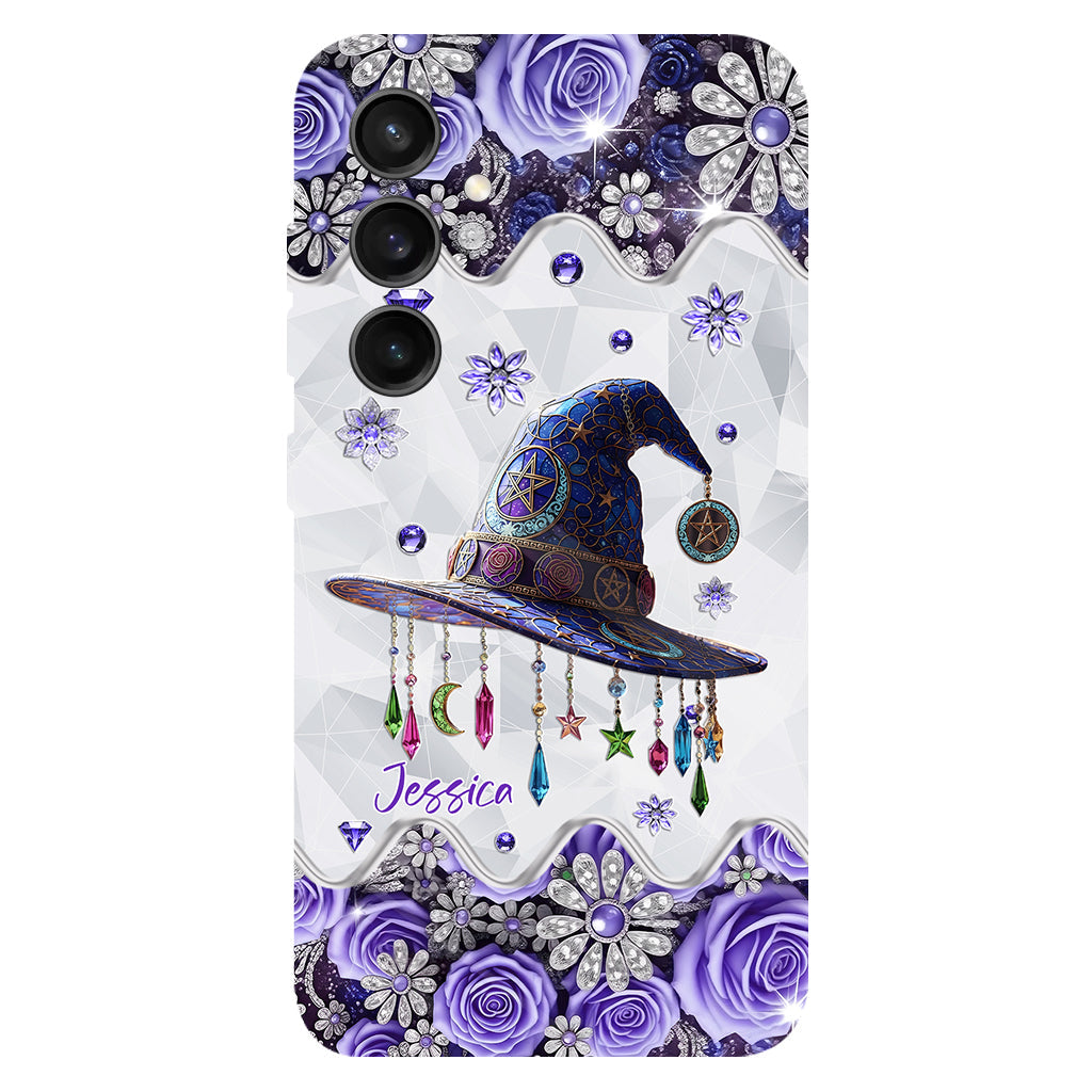Magnifique chapeau de sorcière - Coque de téléphone personnalisée avec imprimé intégral de sorcière