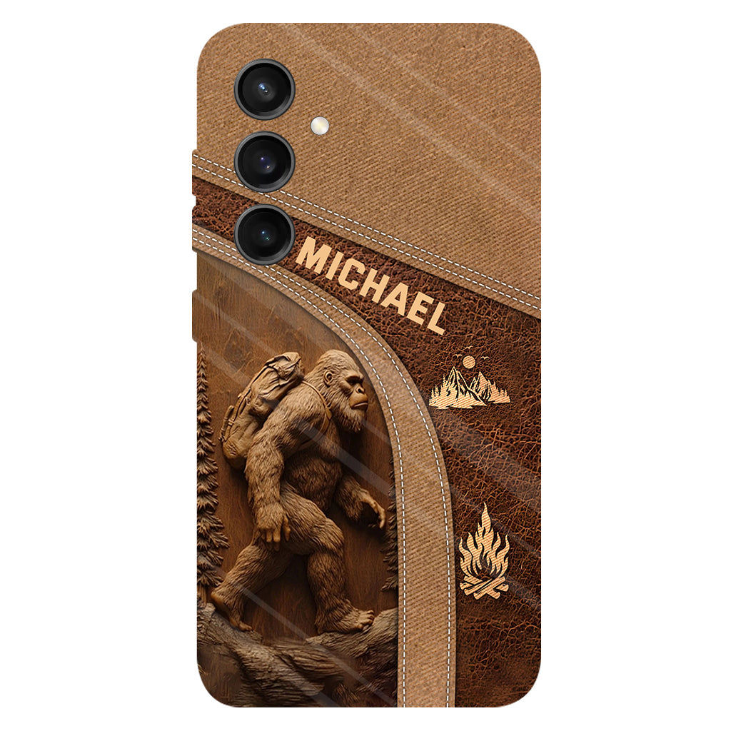 Sasquatch - Coque de téléphone personnalisée avec impression intégrale pour la randonnée