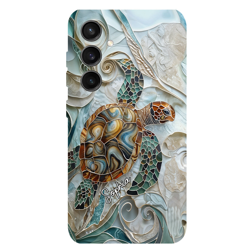 Love Turtles - Personalized Turtle Full Print Phone Case