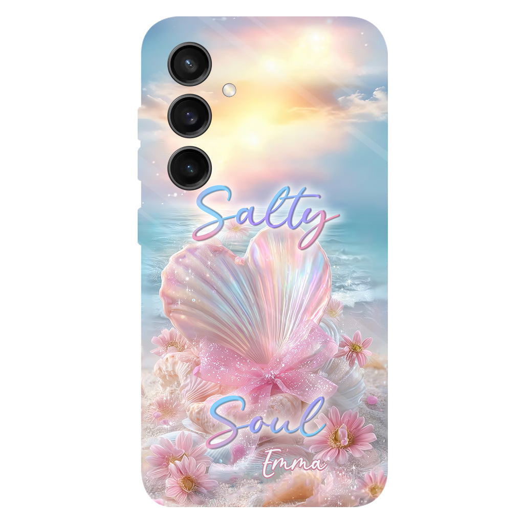 Salty Soul - Coque de téléphone personnalisée pour amoureux de la mer avec impression intégrale
