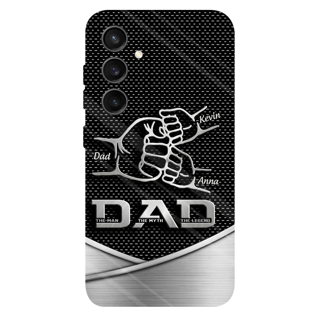 Dad The Man The Myth The Legend First Bump - Personalized Father Full Print Phone Case