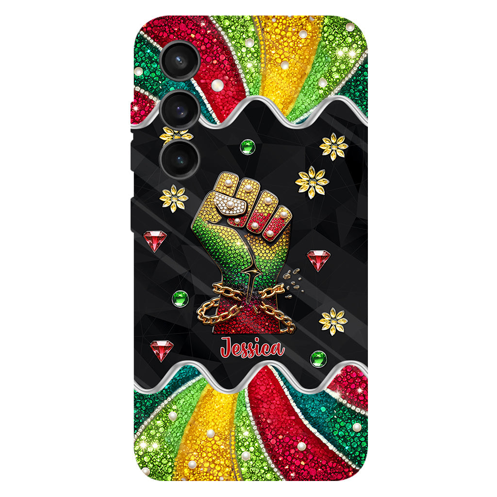 Ils ne nous aiment pas - Coque de téléphone et support de téléphone personnalisés Juneteenth avec impression intégrale
