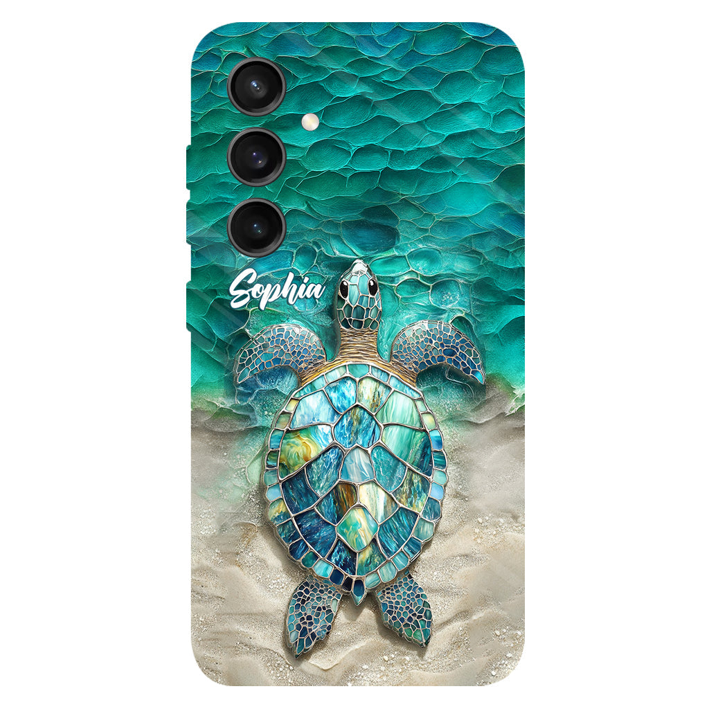 Sea Turtle Lovers - Personalized Turtle Full Print Phone Case