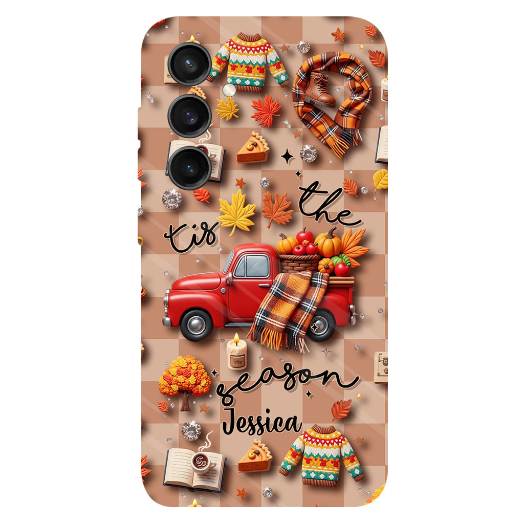 C'est la saison ! - Coque de téléphone personnalisée avec imprimé intégral automnal