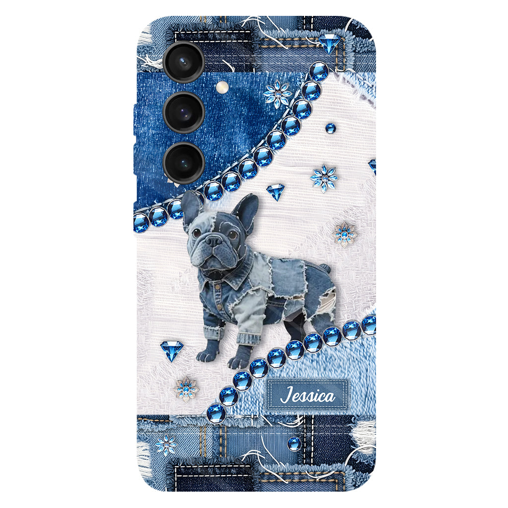 Cute Bulldog - Personalized Dog Full Print Phone Case