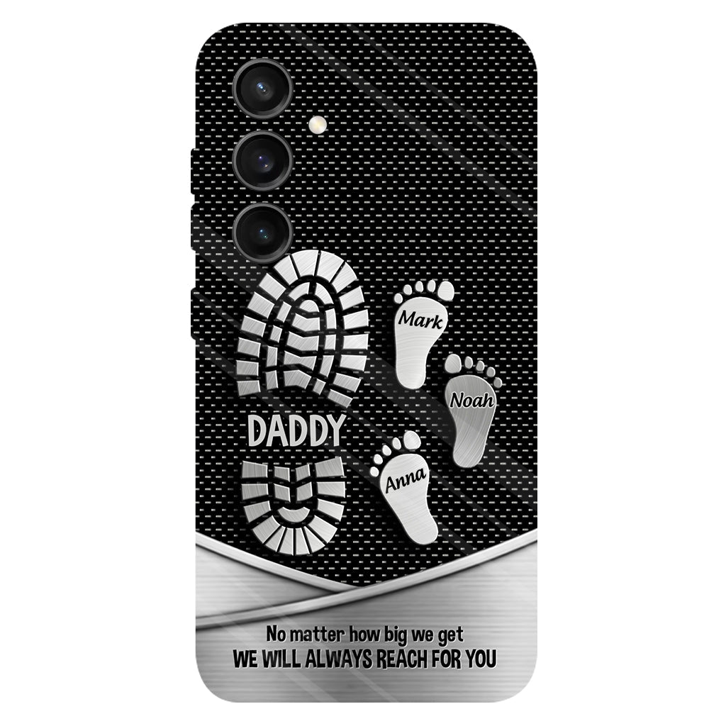 Your Footsteps Led Our Way - Personalized Father Full Print Phone Case