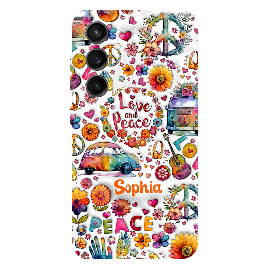 Coque de téléphone personnalisée Hippie Soul - Motif hippie intégral