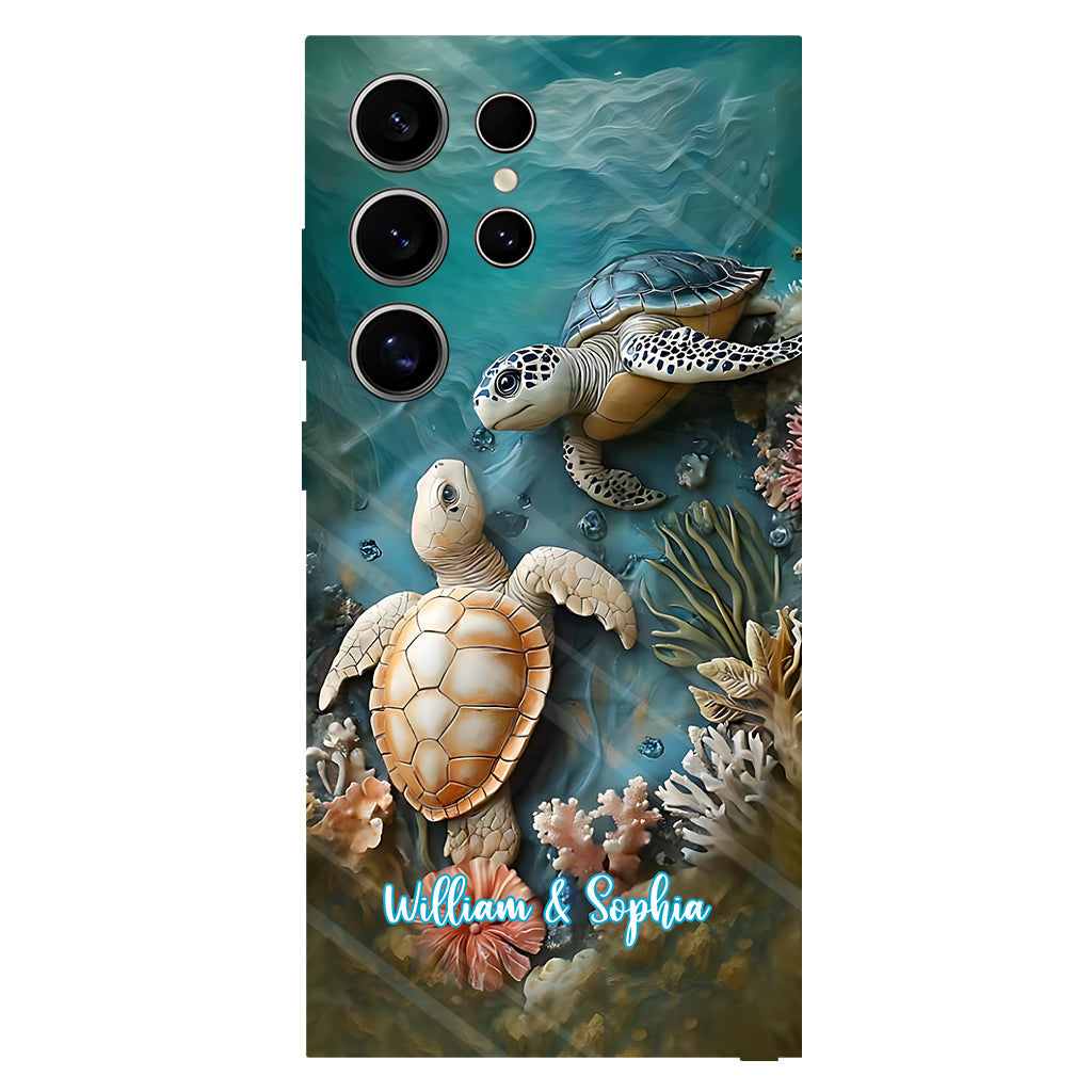 Coque de téléphone personnalisée avec imprimé intégral pour couple, cadeau idéal pour un couple marié ou pour un anniversaire.