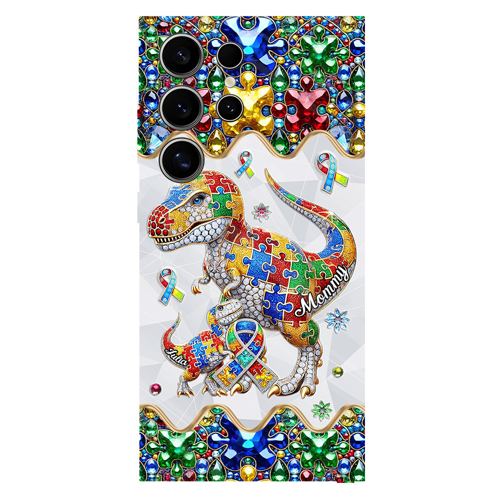 Strong Mama - Personalized Autism Awareness Full Print Phone Case