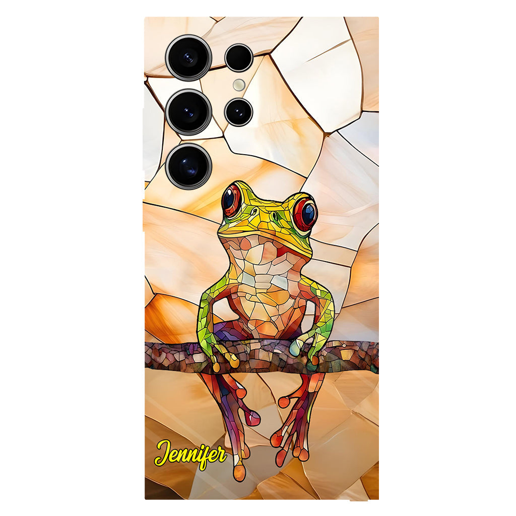 Coque de téléphone personnalisée avec motif grenouille - Cadeau idéal pour les amoureux des grenouilles