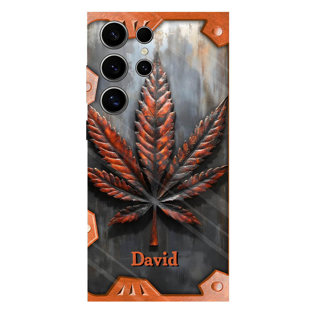 Stunning Leaf - Personalized Weed Full Print Phone Case