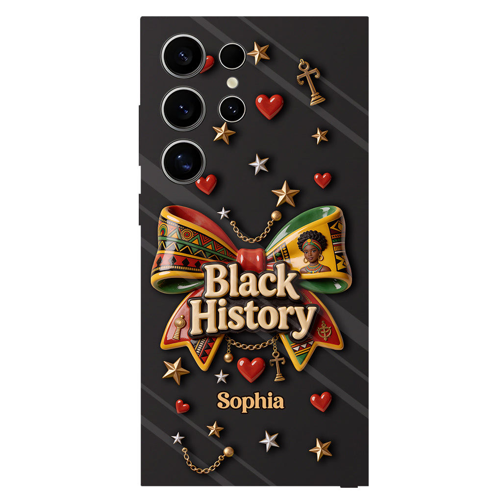 Black History Month - Personalized African American Full Print Phone Case