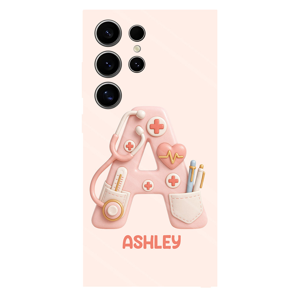 Nurse Alphabet Custom - Personalized Nurse Full Print Phone Case