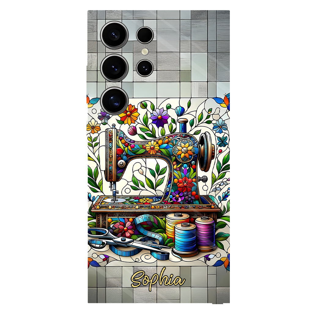 Coque de téléphone personnalisée « Couture » ​​avec imprimé intégral