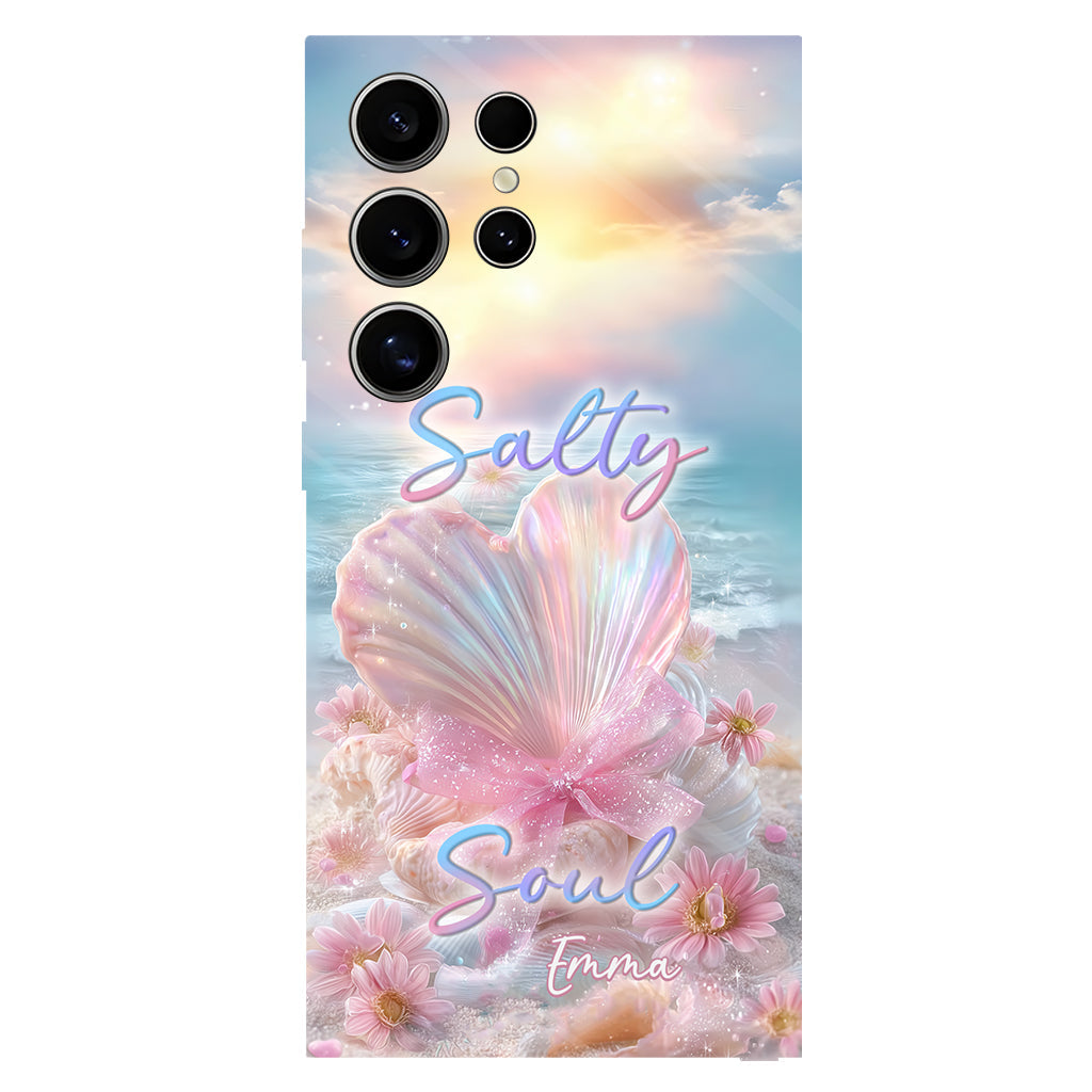 Salty Soul - Coque de téléphone personnalisée pour amoureux de la mer avec impression intégrale