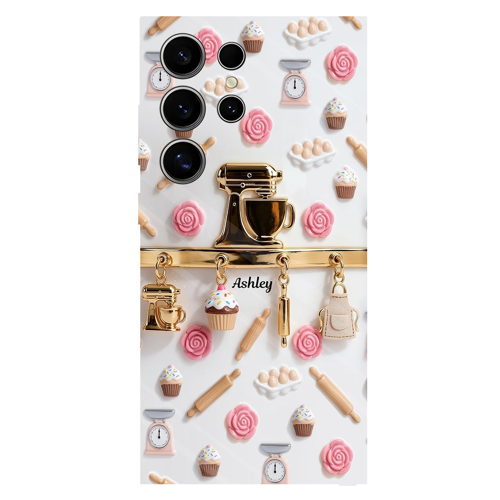 Coque de téléphone personnalisée avec motif pâtisserie - Charms de pâtisserie