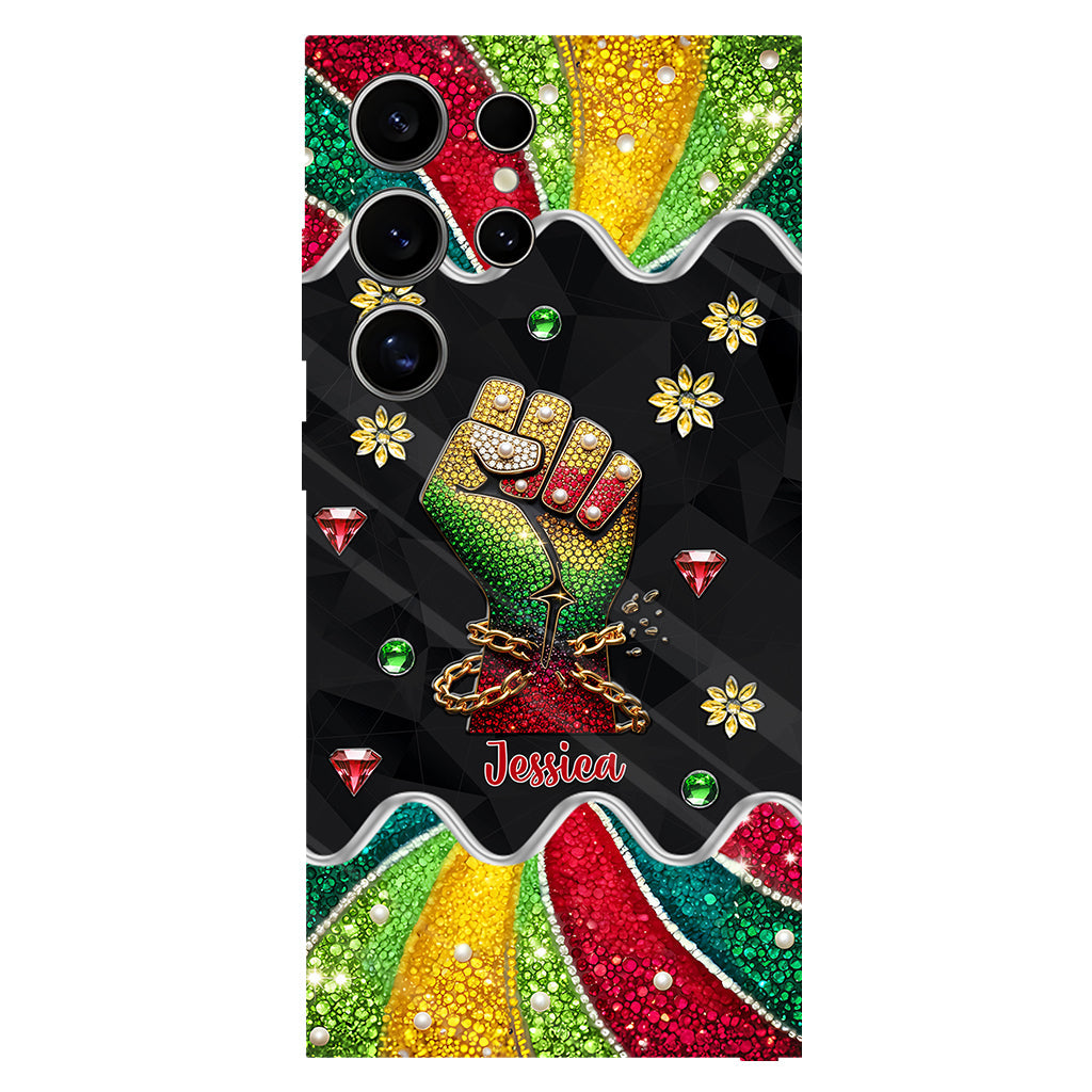 Ils ne nous aiment pas - Coque de téléphone et support de téléphone personnalisés Juneteenth avec impression intégrale