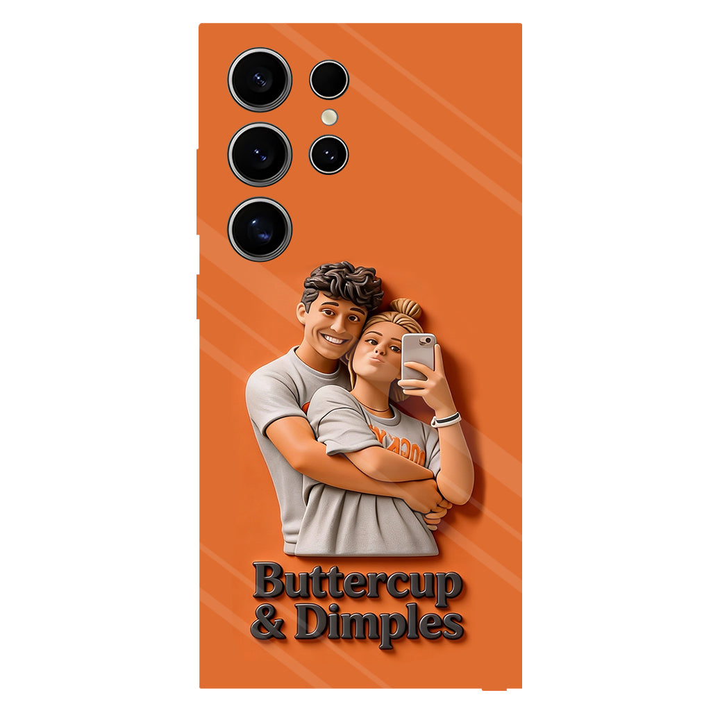 Coque de téléphone personnalisée avec photo pour couple - Cadeau idéal pour la Saint-Valentin