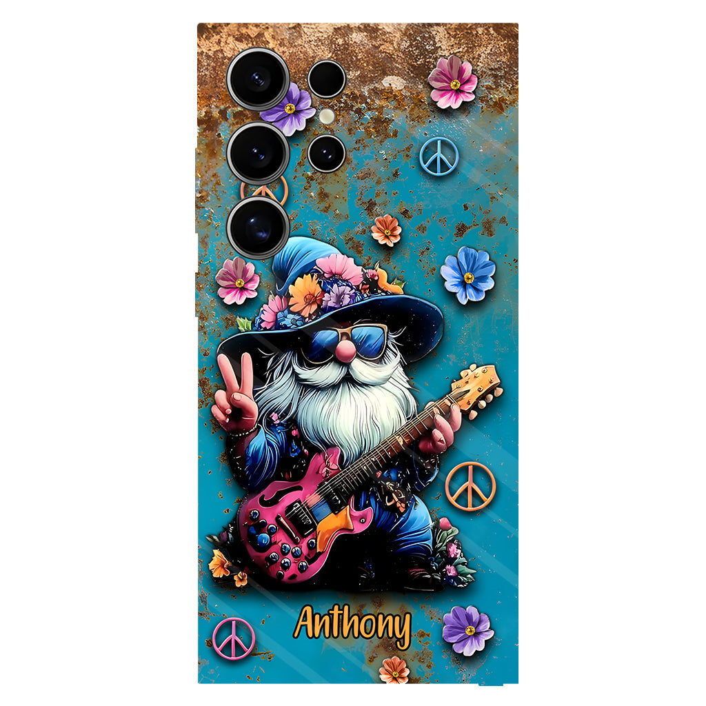 Coque de téléphone personnalisée Hippie Gnome - Motif hippie intégral