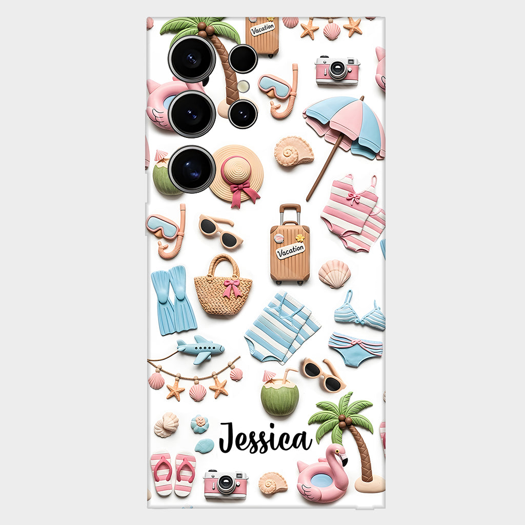 Beach Lovin' Girl - Personalized Sea Lover Full Print Phone Case
